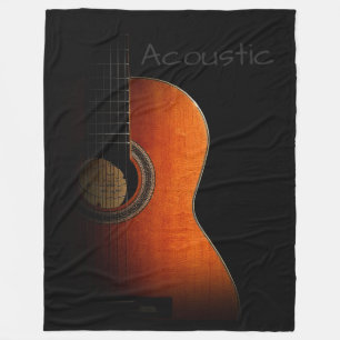 Polaire Couverture d'ouatine de guitare acoustique