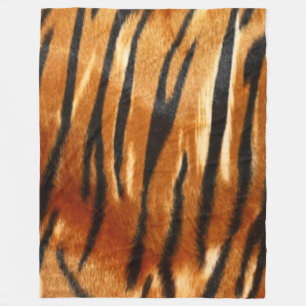 POLAIRE COUVERTURE D'OUATINE DE PEAU DE TIGRE
