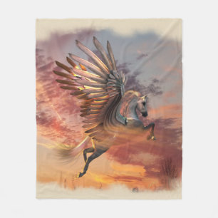 Polaire Couverture d'ouatine de Pegasus de coucher du