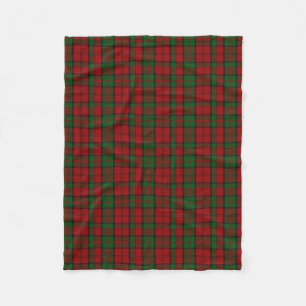 Polaire Couverture d'ouatine de plaid de tartan de clan de