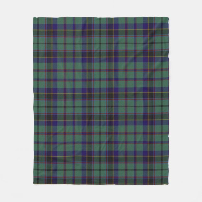 Polaire Couverture d'ouatine de plaid de tartan de clan de (Devant)