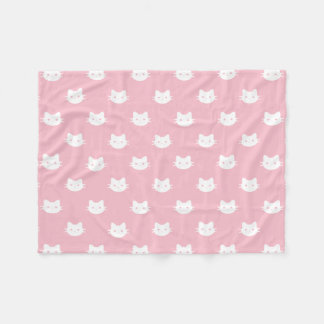 Polaire Couverture d'ouatine de polyester de chat de Kitty