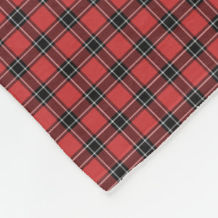 Polaire Couverture d'ouatine de tartan de secteur de