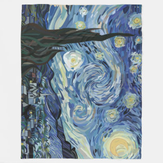 Polaire Couverture d'ouatine de Van Gogh d'outil de stylo