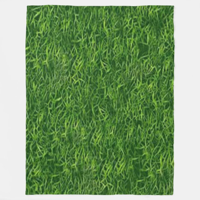 POLAIRE COUVERTURE D'OUATINE D'HERBE VERTE (Devant)