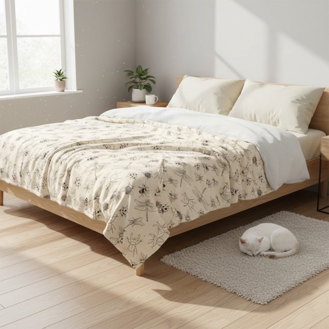 Polaire Couverture du Motif d'injection de dessin à main (Créateur téléchargé)