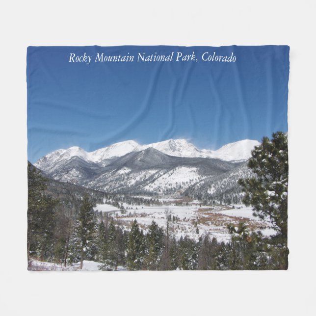 Polaire couverture du parc national Rocky Mountain (Devant (Horizontal))