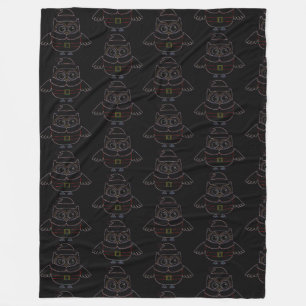 Polaire Couverture Eclectique de Chouette
