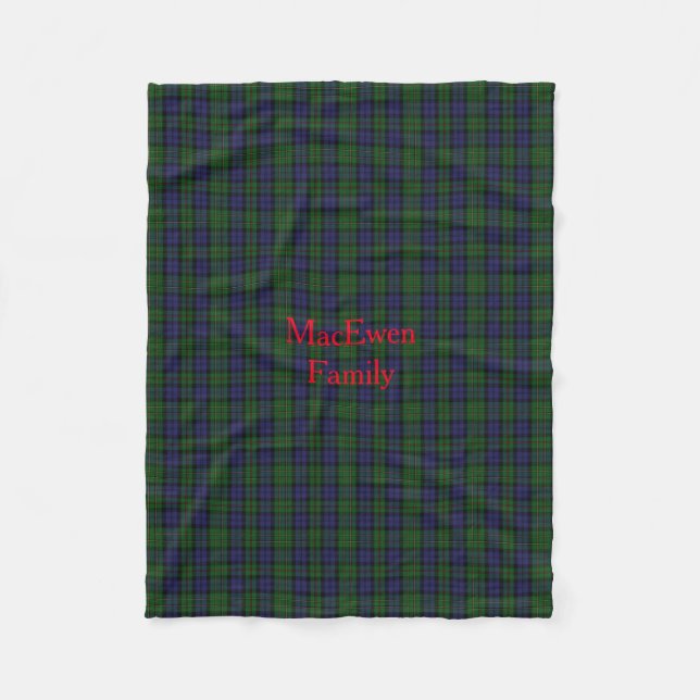 Polaire Couverture élégante d'ouatine de plaid de MacEwen (Devant)
