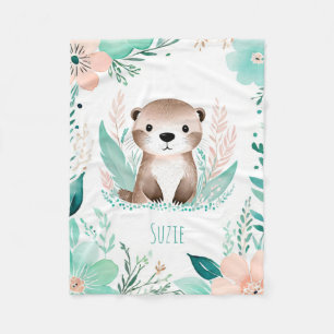Polaire Couverture en laine de bébé personnalisée Boho Ott