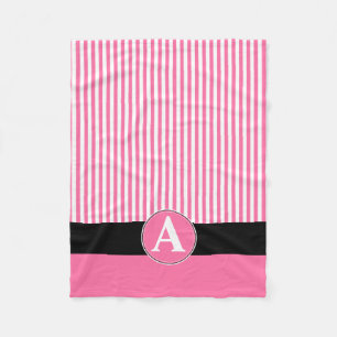 Polaire Couverture en laine, monogramme personnalisé