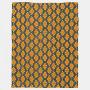 Polaire Couverture en laiton Kente Mudcloth Diamonds