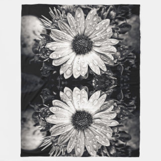Polaire Couverture en laiton noir et blanc