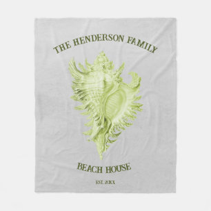 Polaire Couverture en laiton verte Conch Shell