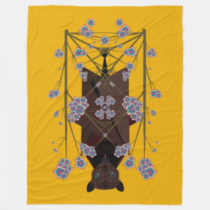 Polaire Couverture en laque de moutarde de renard volant (