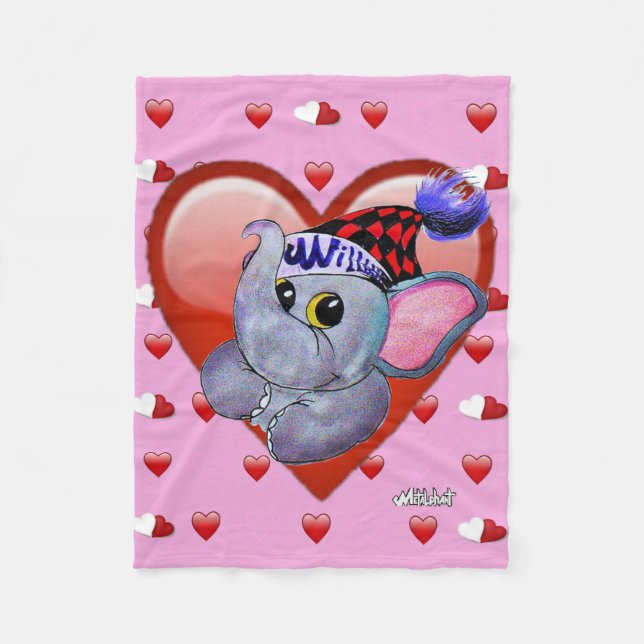 Polaire Couverture en métal Valentine Fleece (Devant)