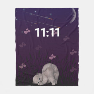 Polaire couverture en molleton à motif angélique 11:11 ave