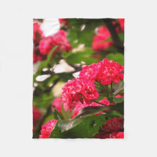 Polaire Couverture en molleton Fleurs roses, Petit