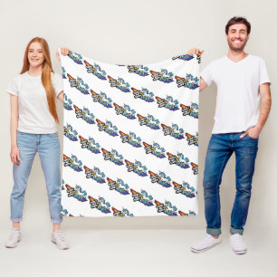 Polaire Couverture en molleton Licorne Sorry Not Sorry