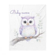 Couverture en molleton personnalisée pour bébé Sho