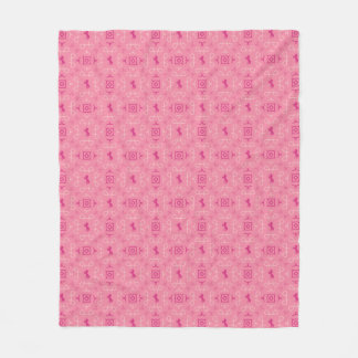 Polaire Couverture en molleton rose sinistre cow-girl west
