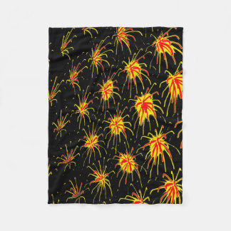 Polaire Couverture en molleton Solar Fireworks Burst