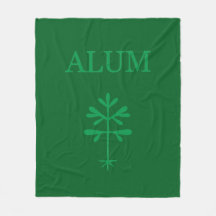 Couverture en polaire, vert d'aluminium
