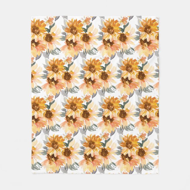 Polaire Couverture en toison de tournesol (Devant)