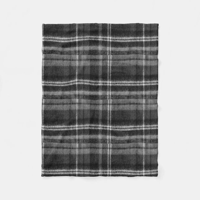 Polaire Couverture en toison noire confortable (Devant)