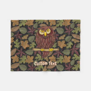 Polaire Couverture en toon de hibou