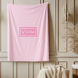 Polaire Couverture esthétique personnalisée design pastel 