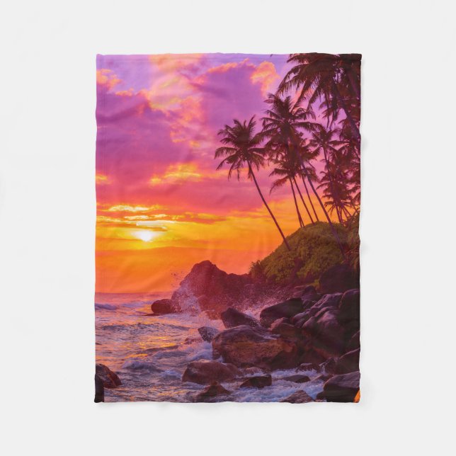 Polaire Couverture faite sur commande d'ouatine (Devant)