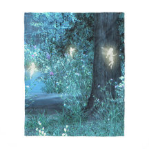 Couverture féerique 50" d'ouatine de nuit x60 "
