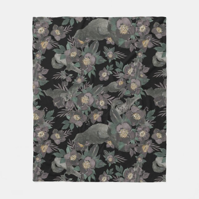 Polaire Couverture florale confortable (Devant)