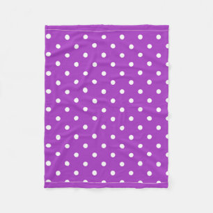Polaire Couverture foncée d'ouatine de point de polka