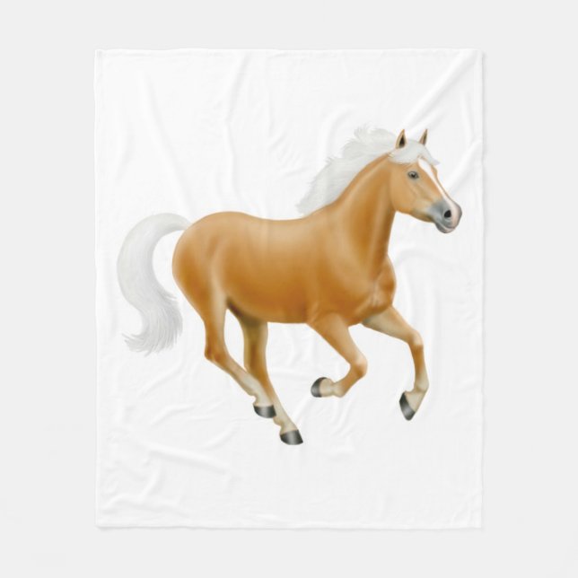 Polaire Couverture galopante d'ouatine de cheval de (Devant)