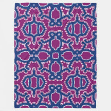 Couverture Grande 60" x 80" Multicolore design cla