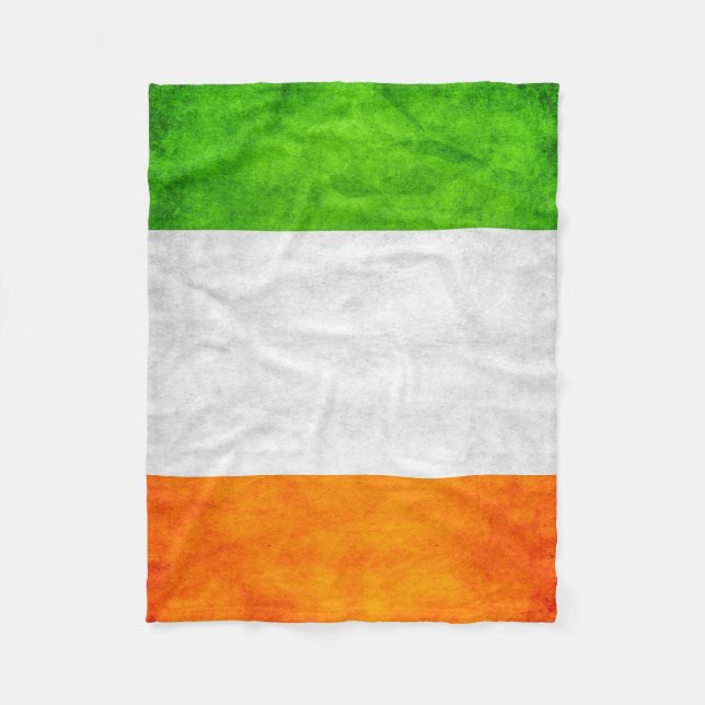 Polaire Couverture irlandaise de drapeau bywhacky (Devant)