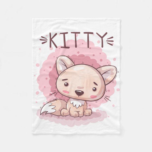 Polaire Couverture Kitty Fleece (Devant)