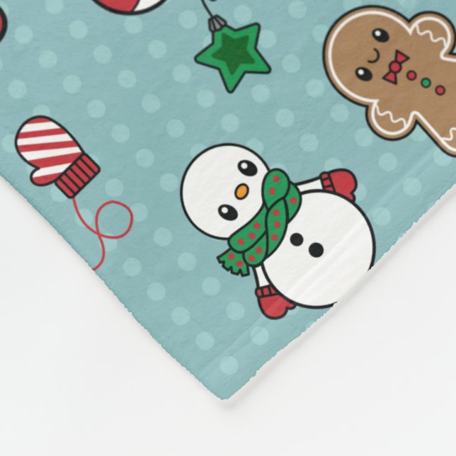 Polaire Couverture mignonne d'ouatine de copains de neige (Coin)