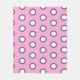 Polaire Couverture minimale à pois en fleece
