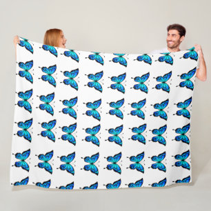 Polaire Couverture Motif Oiseau Bleu
