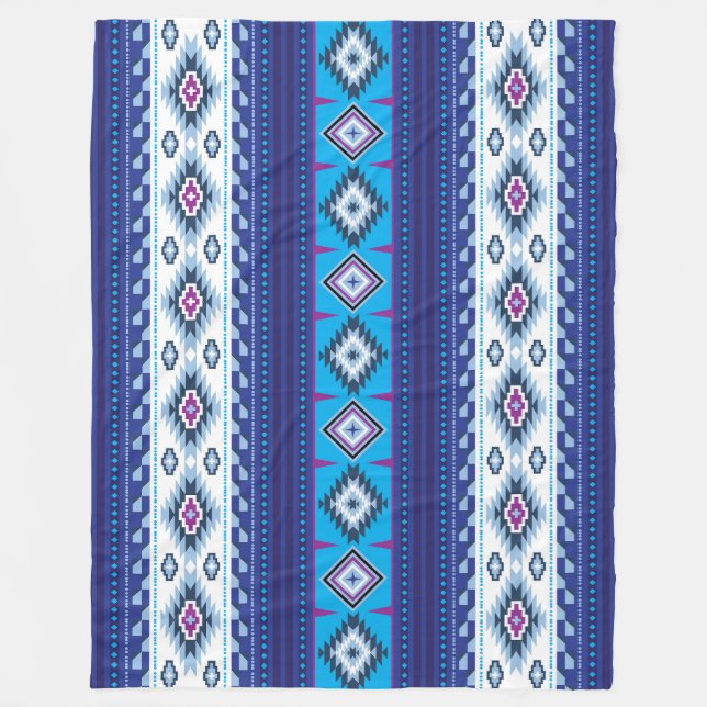 Polaire Couverture Navajo Motif Design-11 (Devant)