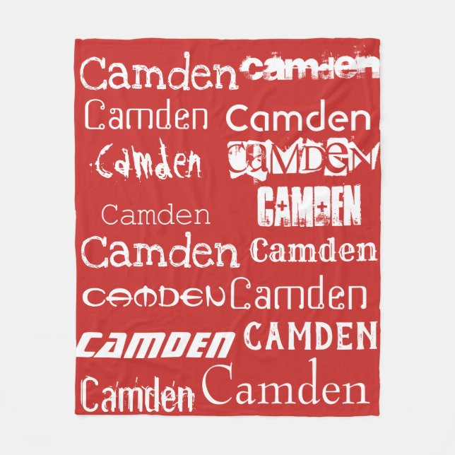 Polaire Couverture nommée répétée (Devant)