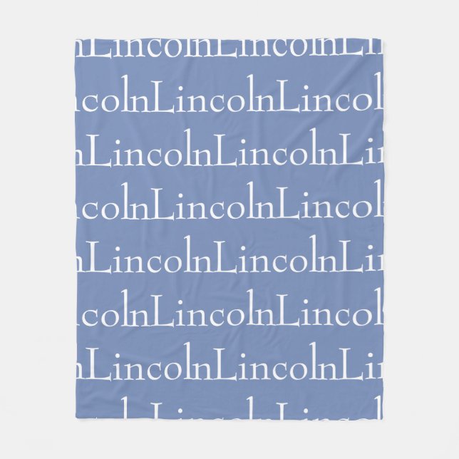 Polaire Couverture nommée répétée (Devant)