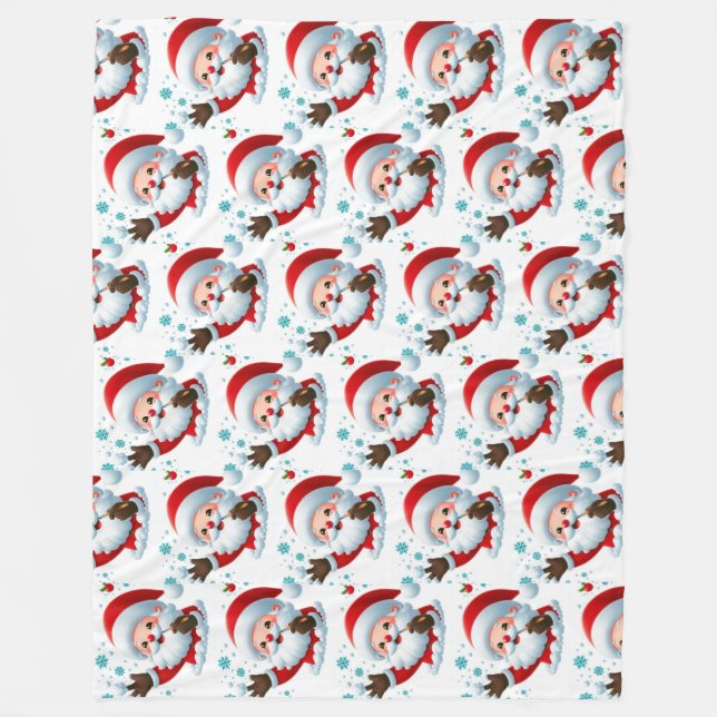Polaire Couverture Père Noël Fleece (Devant)