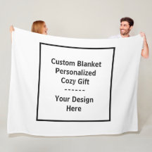 Couverture personnalisée – Cadeau cosy personnalis