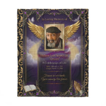 Couverture personnalisée en molleton souvenir 
