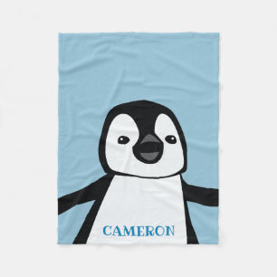 Polaire Couverture personnalisée pour nurserie de manchot