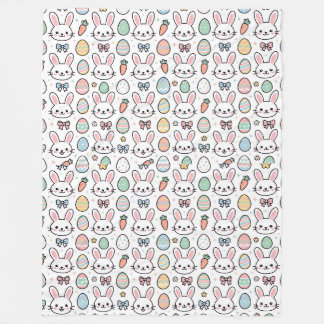 Polaire Couverture pour bébé Lapin de Pâques adorable
